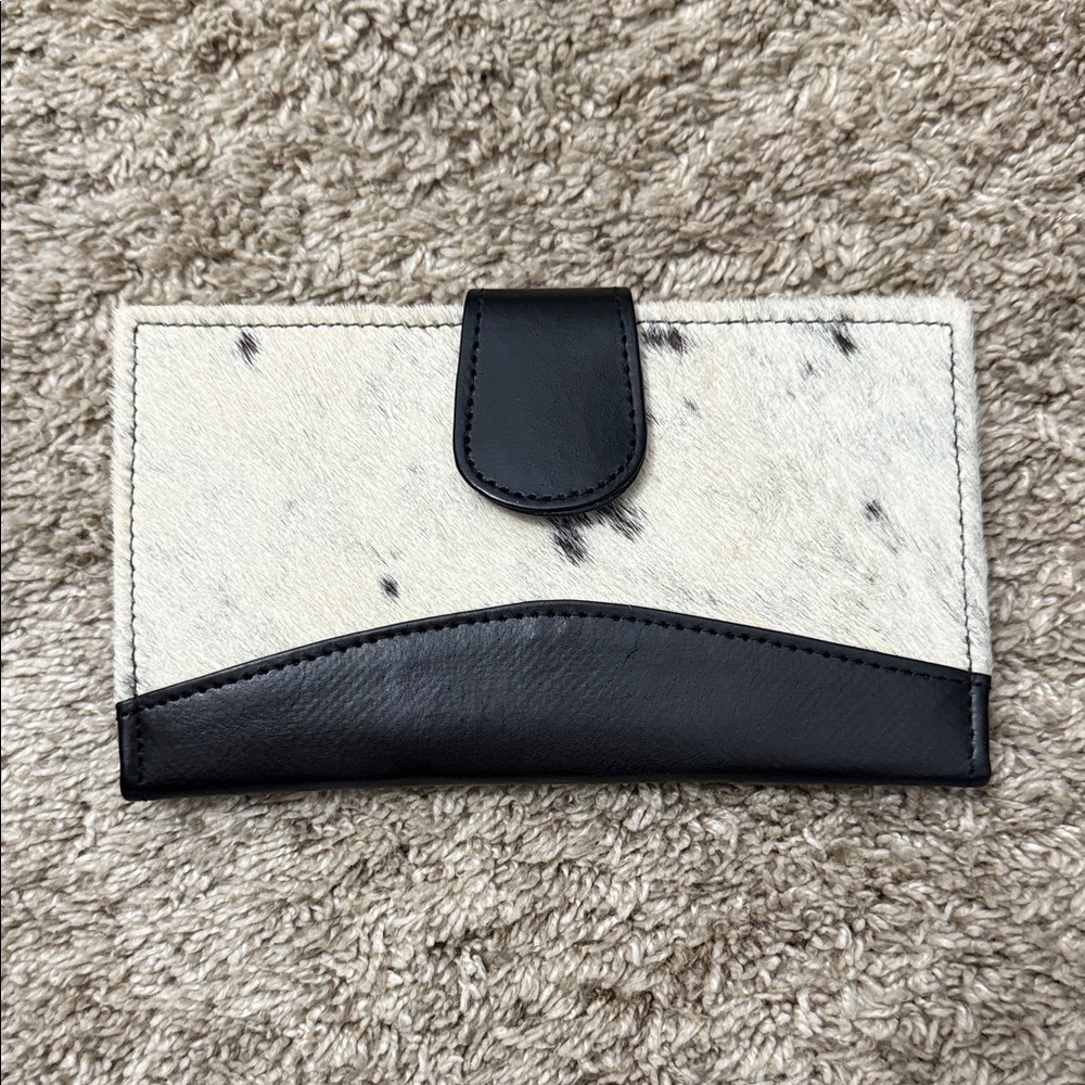 New Cow Print Wallet